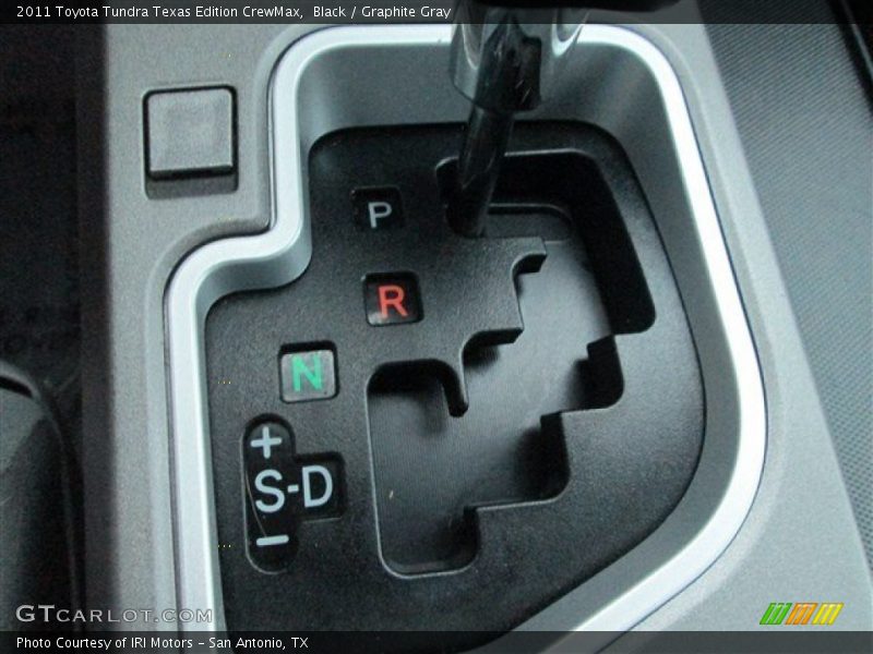 Black / Graphite Gray 2011 Toyota Tundra Texas Edition CrewMax