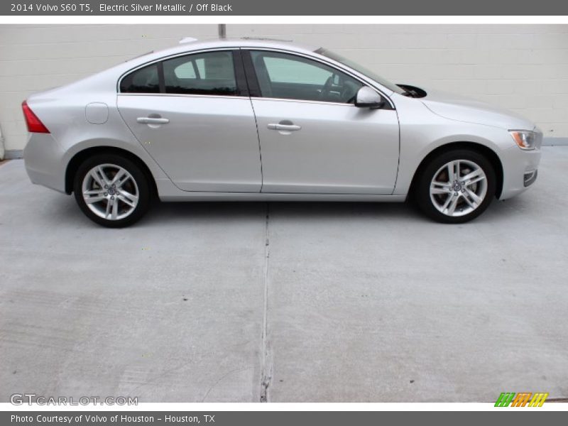 Electric Silver Metallic / Off Black 2014 Volvo S60 T5
