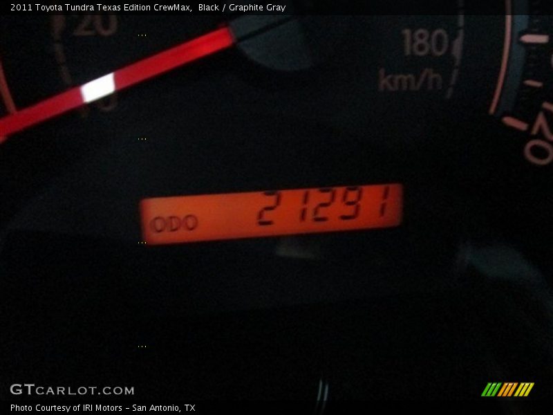 Black / Graphite Gray 2011 Toyota Tundra Texas Edition CrewMax