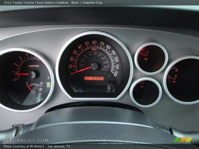Black / Graphite Gray 2011 Toyota Tundra Texas Edition CrewMax