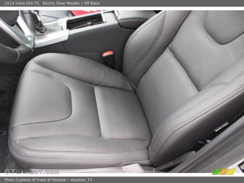 Electric Silver Metallic / Off Black 2014 Volvo S60 T5