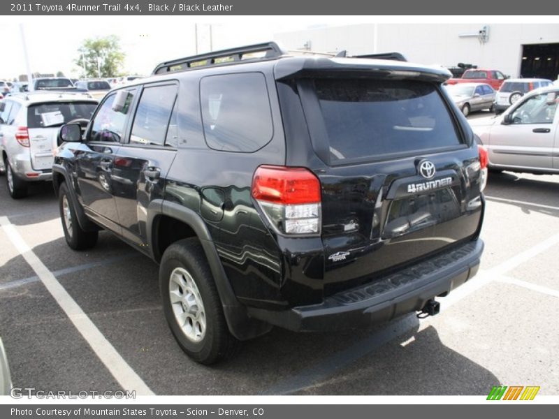 Black / Black Leather 2011 Toyota 4Runner Trail 4x4