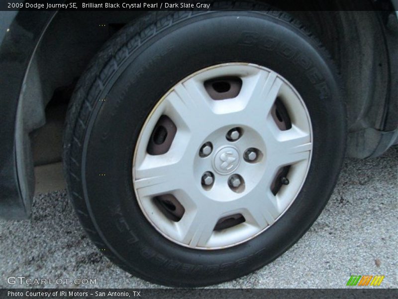 Brilliant Black Crystal Pearl / Dark Slate Gray 2009 Dodge Journey SE