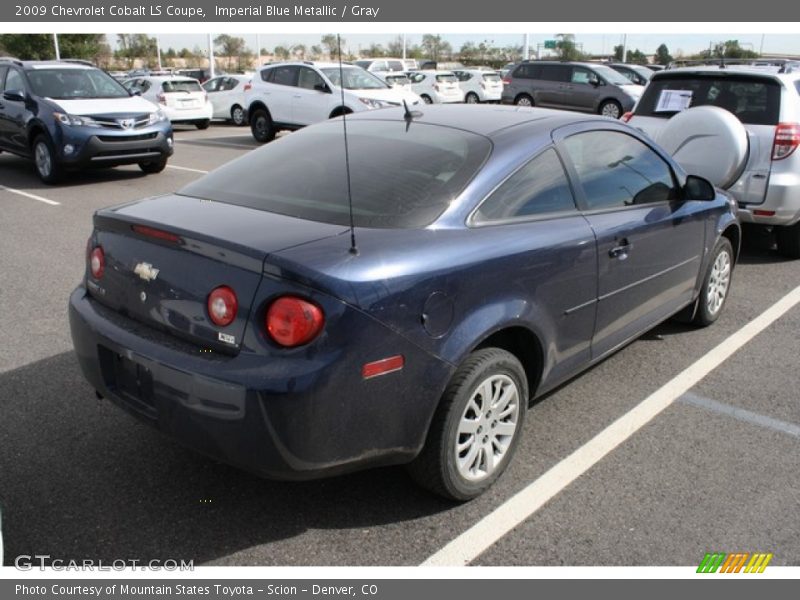 Imperial Blue Metallic / Gray 2009 Chevrolet Cobalt LS Coupe