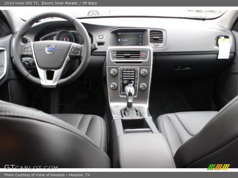 Electric Silver Metallic / Off Black 2014 Volvo S60 T5