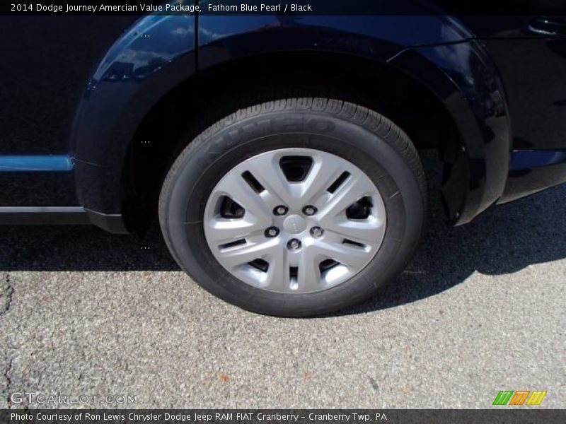 Fathom Blue Pearl / Black 2014 Dodge Journey Amercian Value Package