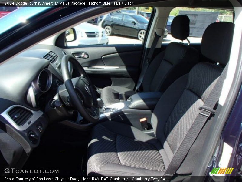 Fathom Blue Pearl / Black 2014 Dodge Journey Amercian Value Package