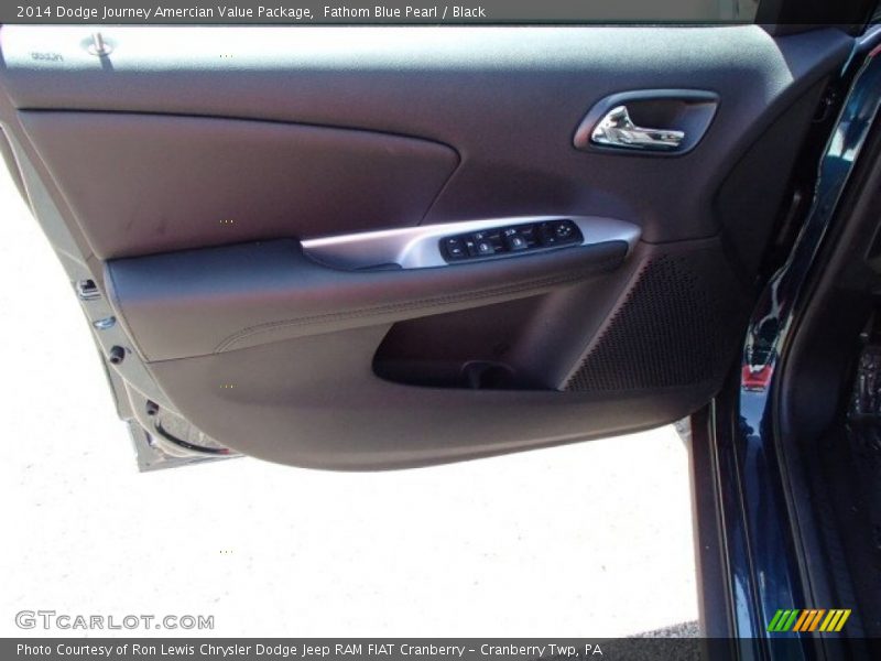 Fathom Blue Pearl / Black 2014 Dodge Journey Amercian Value Package