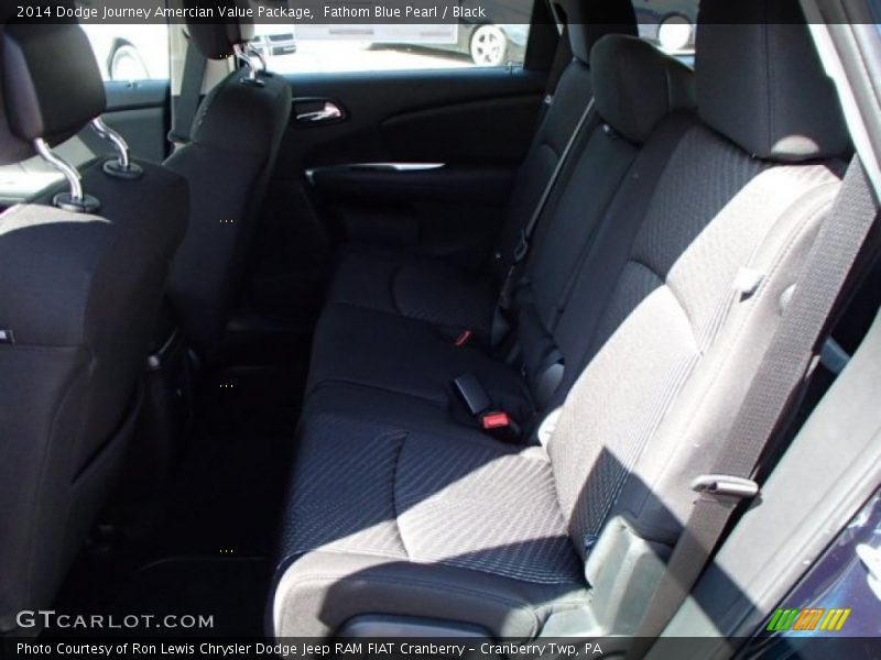 Fathom Blue Pearl / Black 2014 Dodge Journey Amercian Value Package