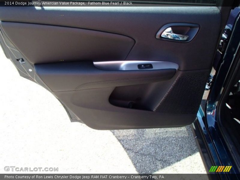 Fathom Blue Pearl / Black 2014 Dodge Journey Amercian Value Package