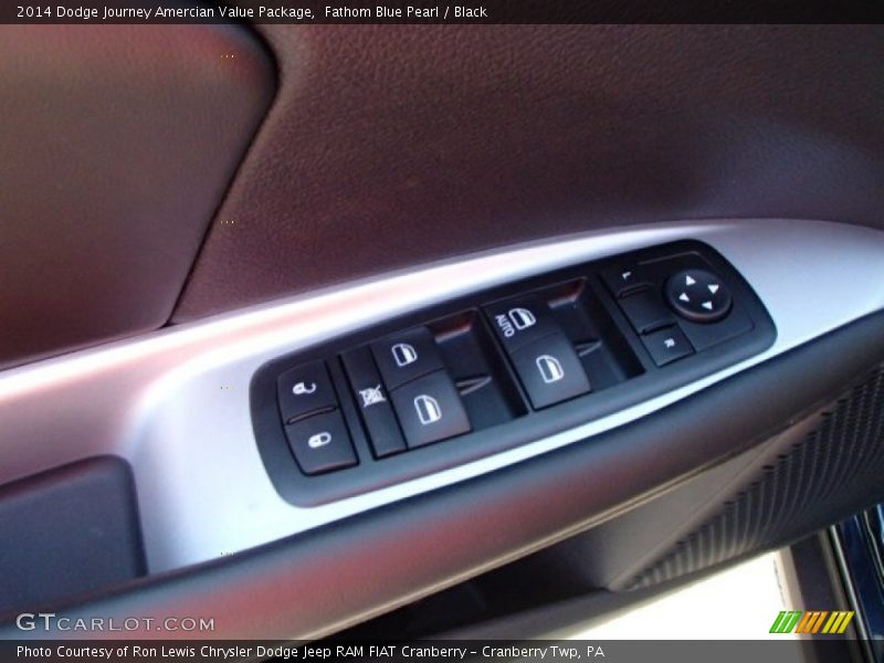 Fathom Blue Pearl / Black 2014 Dodge Journey Amercian Value Package