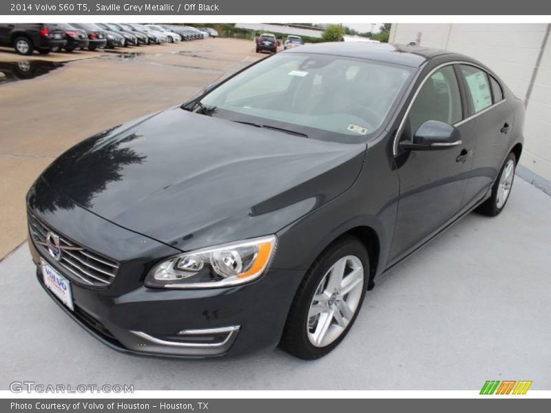 Saville Grey Metallic / Off Black 2014 Volvo S60 T5