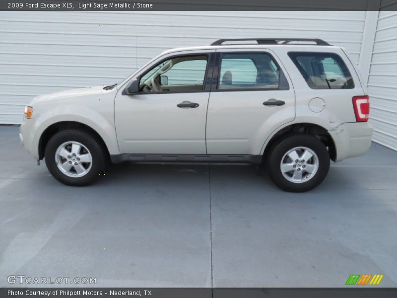 Light Sage Metallic / Stone 2009 Ford Escape XLS