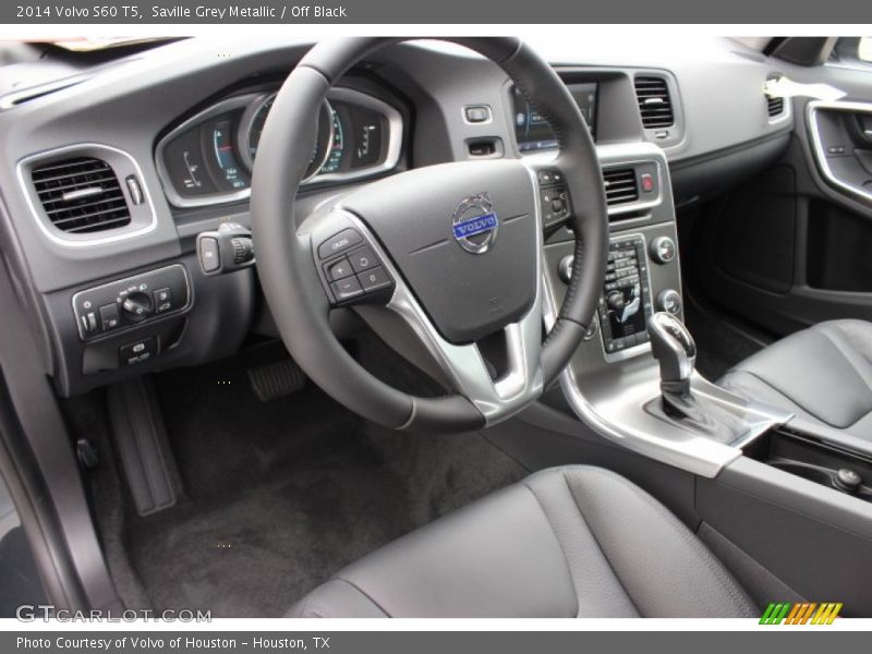 Saville Grey Metallic / Off Black 2014 Volvo S60 T5