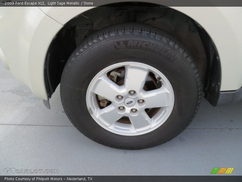 Light Sage Metallic / Stone 2009 Ford Escape XLS