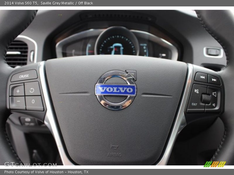 Saville Grey Metallic / Off Black 2014 Volvo S60 T5