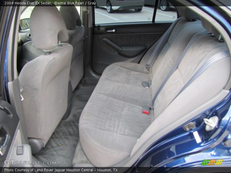 Eternal Blue Pearl / Gray 2004 Honda Civic EX Sedan