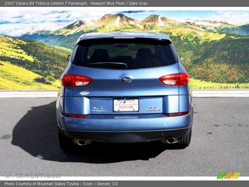 Newport Blue Pearl / Slate Gray 2007 Subaru B9 Tribeca Limited 7 Passenger