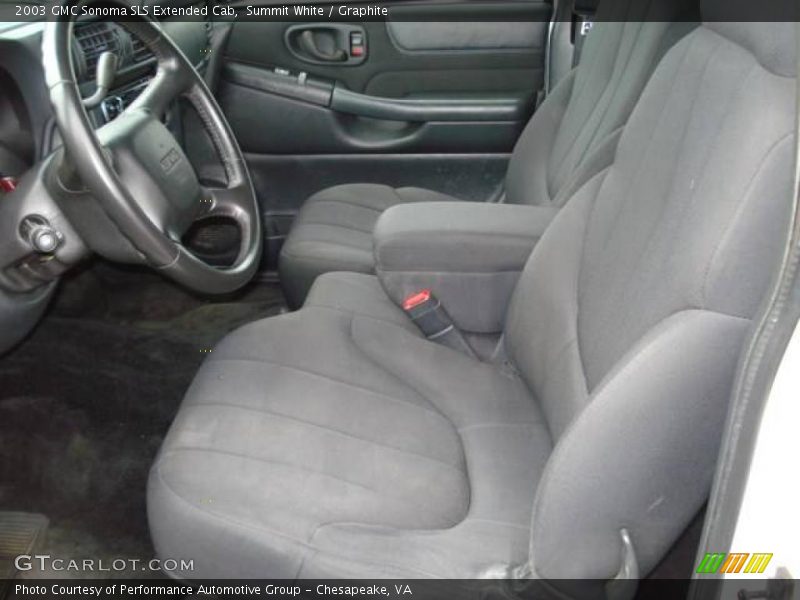 Summit White / Graphite 2003 GMC Sonoma SLS Extended Cab