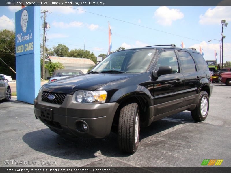 Black / Medium/Dark Flint Grey 2005 Ford Escape XLT V6