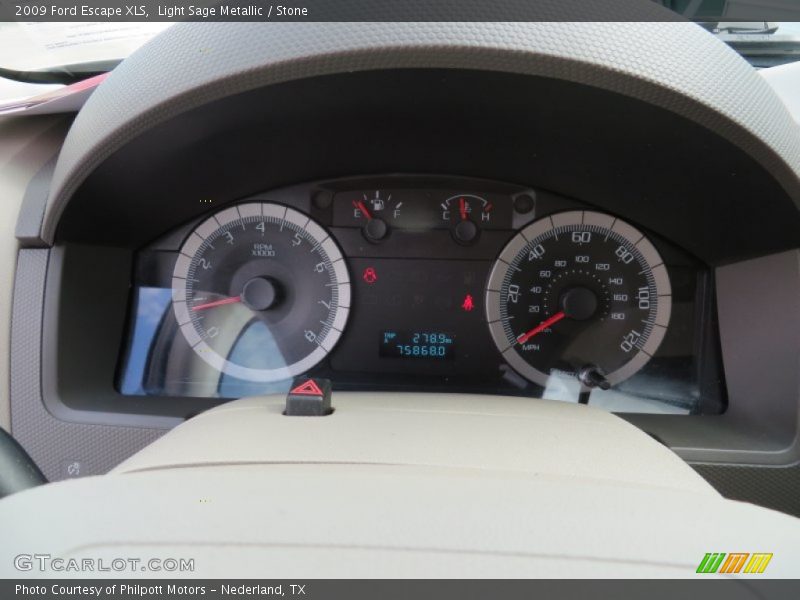 Light Sage Metallic / Stone 2009 Ford Escape XLS