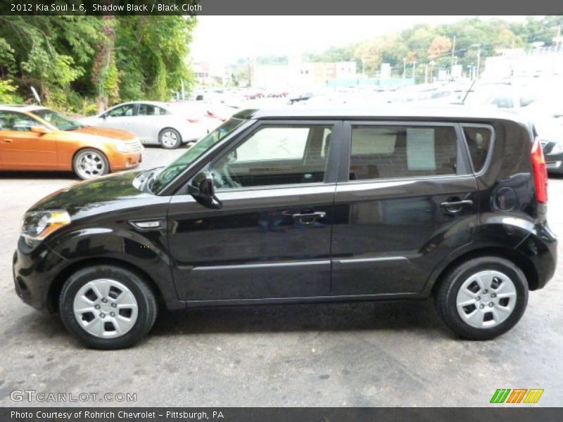 Shadow Black / Black Cloth 2012 Kia Soul 1.6