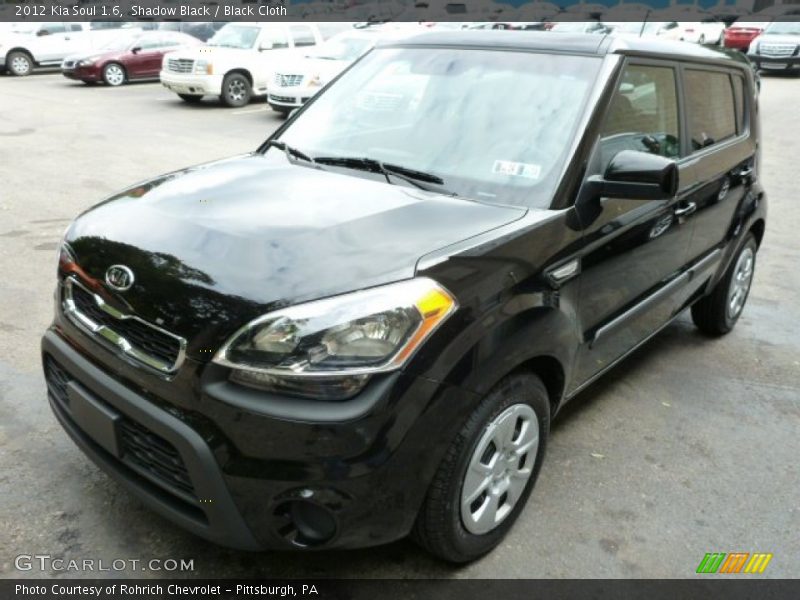 Shadow Black / Black Cloth 2012 Kia Soul 1.6