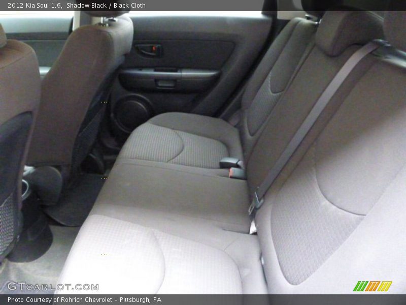 Shadow Black / Black Cloth 2012 Kia Soul 1.6