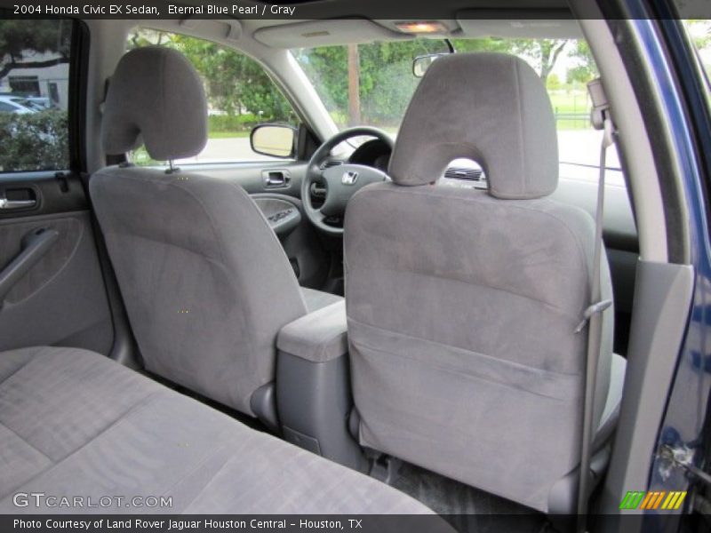 Eternal Blue Pearl / Gray 2004 Honda Civic EX Sedan