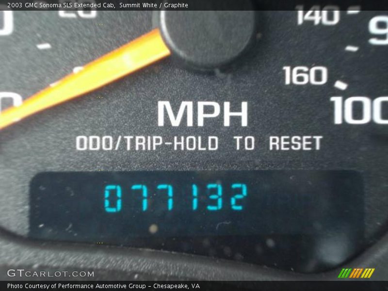 Summit White / Graphite 2003 GMC Sonoma SLS Extended Cab