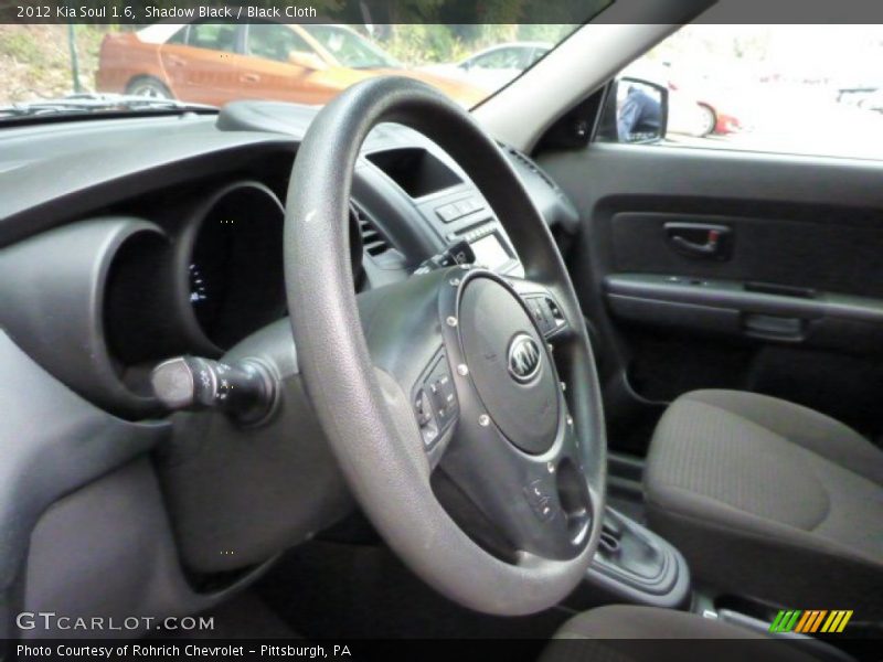Shadow Black / Black Cloth 2012 Kia Soul 1.6