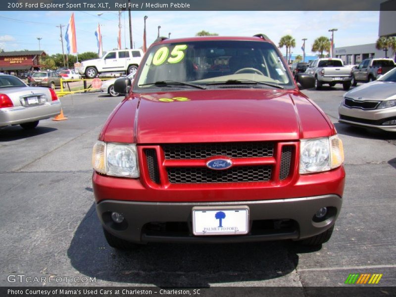 Red Fire / Medium Pebble 2005 Ford Explorer Sport Trac XLT