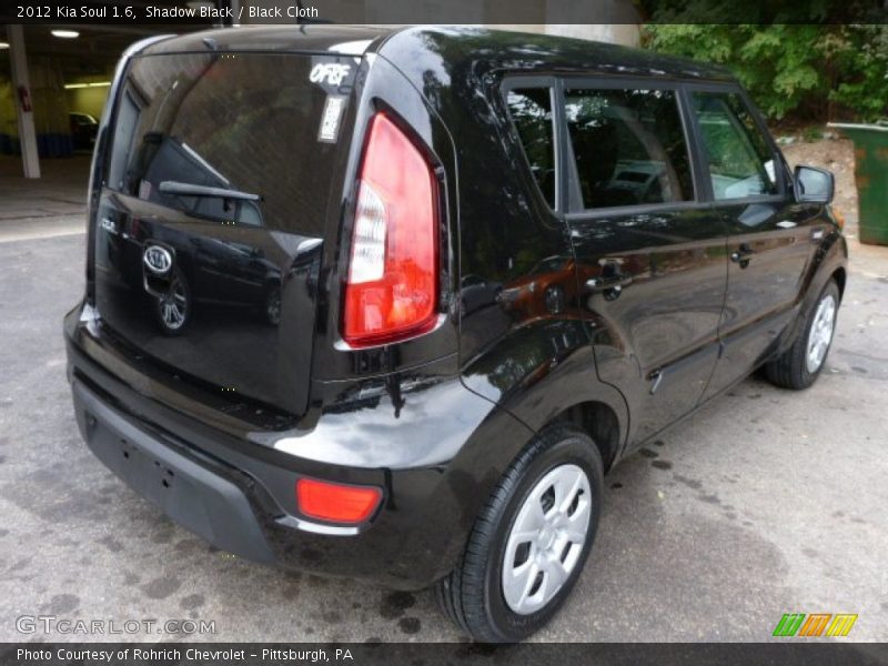 Shadow Black / Black Cloth 2012 Kia Soul 1.6