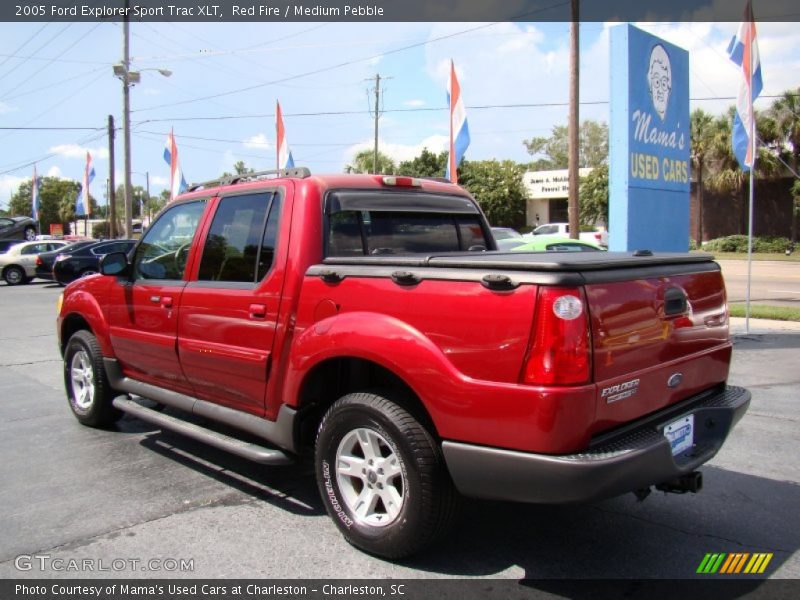 Red Fire / Medium Pebble 2005 Ford Explorer Sport Trac XLT