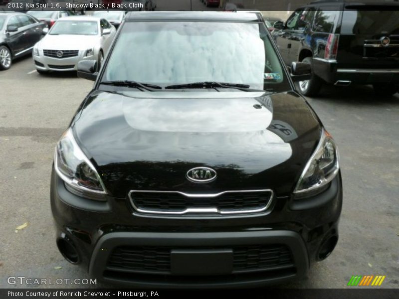 Shadow Black / Black Cloth 2012 Kia Soul 1.6