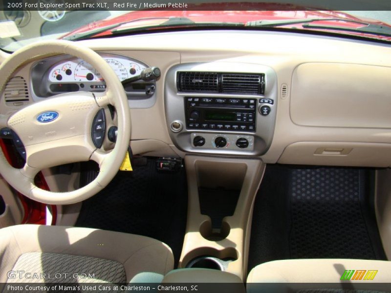 Red Fire / Medium Pebble 2005 Ford Explorer Sport Trac XLT
