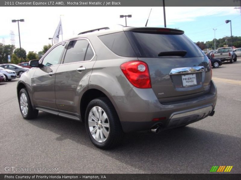 Mocha Steel Metallic / Jet Black 2011 Chevrolet Equinox LTZ AWD