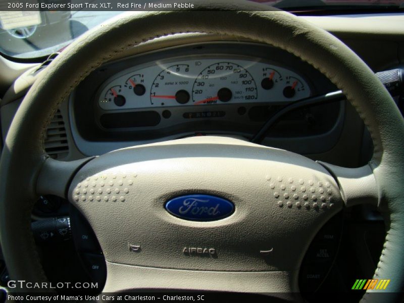 Red Fire / Medium Pebble 2005 Ford Explorer Sport Trac XLT