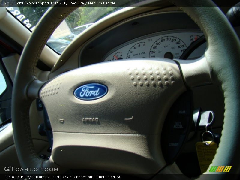 Red Fire / Medium Pebble 2005 Ford Explorer Sport Trac XLT