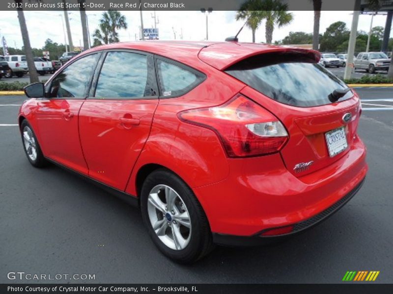 Race Red / Charcoal Black 2012 Ford Focus SE Sport 5-Door