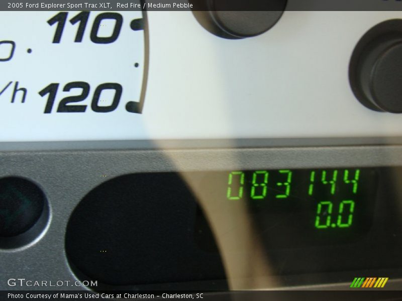 Red Fire / Medium Pebble 2005 Ford Explorer Sport Trac XLT