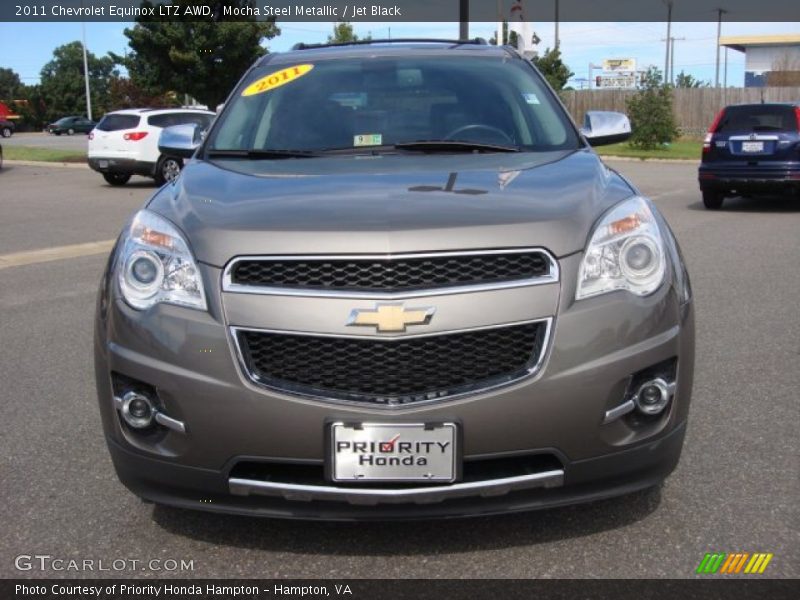 Mocha Steel Metallic / Jet Black 2011 Chevrolet Equinox LTZ AWD