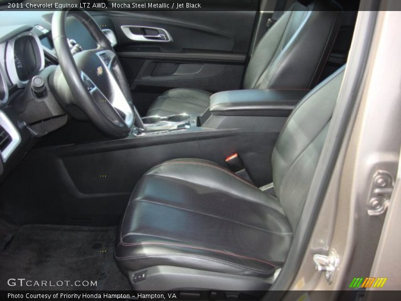 Mocha Steel Metallic / Jet Black 2011 Chevrolet Equinox LTZ AWD