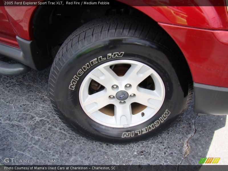 Red Fire / Medium Pebble 2005 Ford Explorer Sport Trac XLT