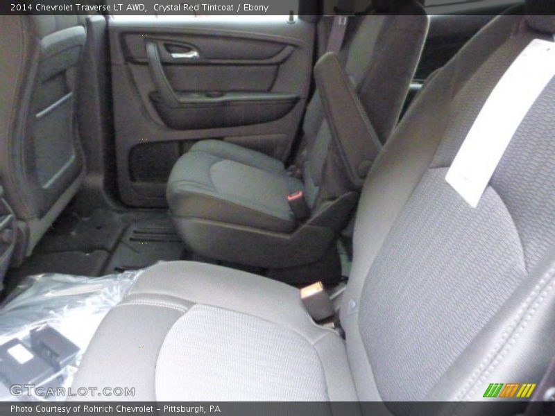 Crystal Red Tintcoat / Ebony 2014 Chevrolet Traverse LT AWD