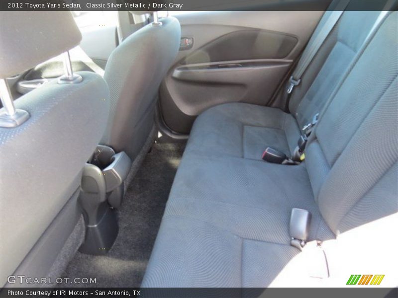 Classic Silver Metallic / Dark Gray 2012 Toyota Yaris Sedan