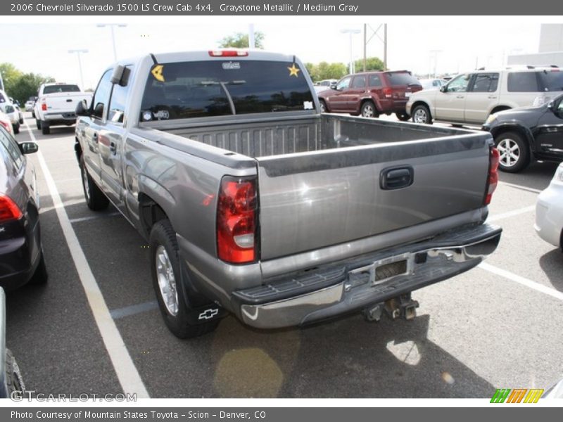 Graystone Metallic / Medium Gray 2006 Chevrolet Silverado 1500 LS Crew Cab 4x4