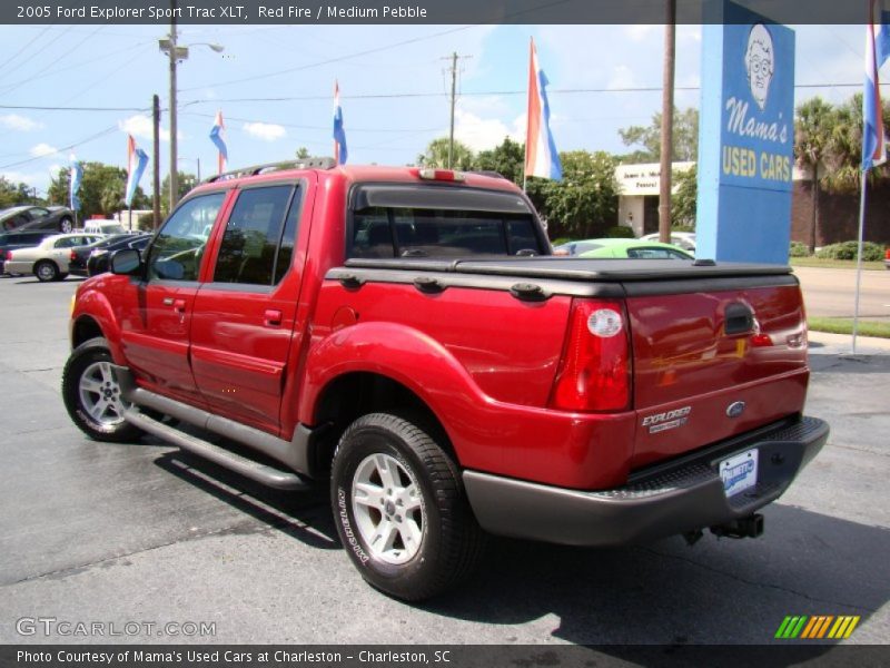 Red Fire / Medium Pebble 2005 Ford Explorer Sport Trac XLT