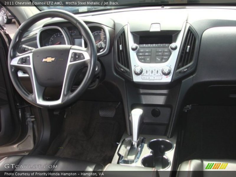Mocha Steel Metallic / Jet Black 2011 Chevrolet Equinox LTZ AWD