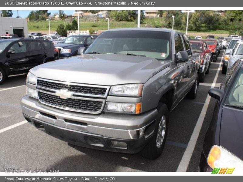Graystone Metallic / Medium Gray 2006 Chevrolet Silverado 1500 LS Crew Cab 4x4